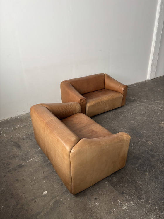 Image 1 of 2 x divano in pelle vintage De Sede DS-47