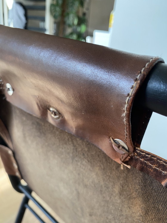 Image 1 of 2 chaises vintage Les Arcs, style Charlotte Perriand