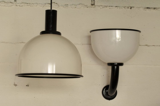 Image 1 of Set van 6 Lita Frankrijk lampen, jaren 1980