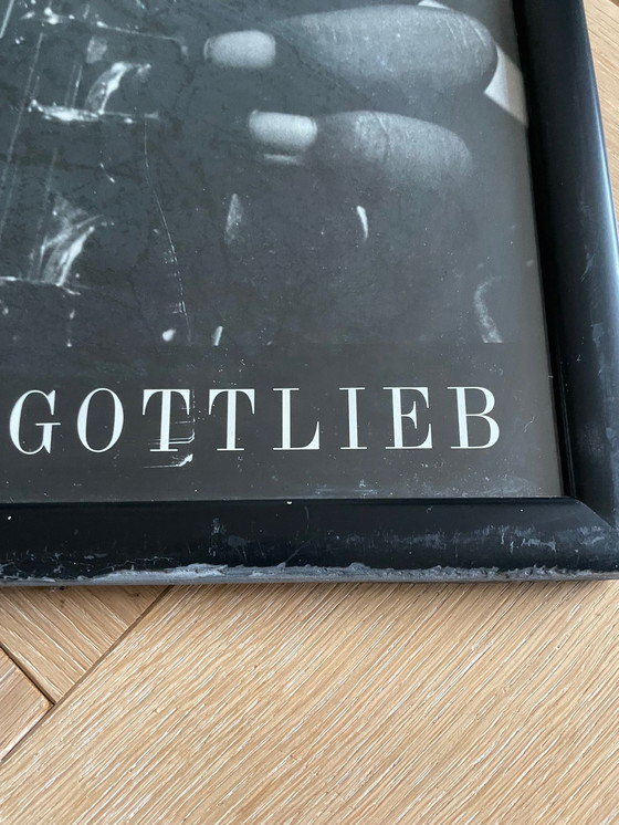 Image 1 of William P. Gottlieb, Charlie Parker, poster vintage in bianco e nero con cornice del famoso musicista jazz