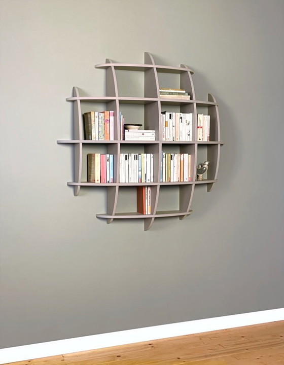 Image 1 of Wandplank Big Jim 125 MDF beton grijs van ellips design