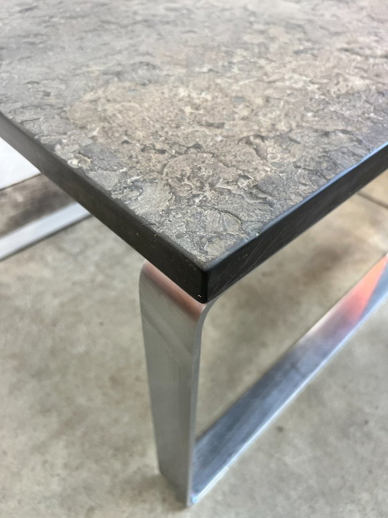 Image 1 of Set of Vintage Coffee Tables, Slate, Peter Draenert, Belgium, 1970s