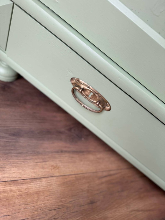 Armoire Ancienne en Bois Vert (photo 4 of 7)