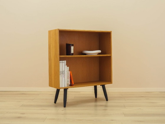 Étagère en placage de frêne danois sur pieds évasés, ÆJM Møbler, années 1960 – Bibliothèques, Wood (photo 4 of 13)