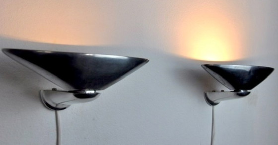 Jorge Pensi Raro Paio di Applique Regina - Lights - Design – Metallo, Alluminio (photo 3 of 6)