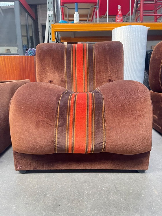 Image 1 of Fauteuils lounge vintage de design italien des années 1970
