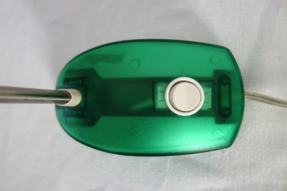 Microlight Grüne Schreibtischlampe von Ernesto Gismondi für Artemide 90er, Tischlampen, Kunststoff, Metall (Foto 9 von 13)
