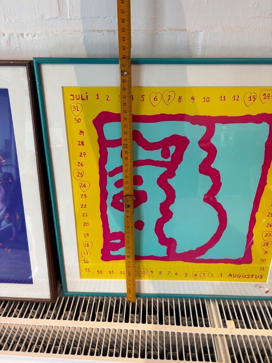 Image 1 of Set of 4 Corneille (CoBrA) art prints – Professionally framed by Schleiper