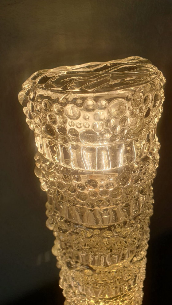 Applique murale vintage en verre bullé - 34 cm - Glashütte Limbourg. – Glashütte Limburg, Appliques murales (photo 12 of 37)
