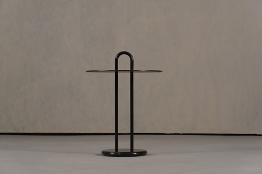 Table basse vintage avec base en marbre par Vico Magistretti pour Cattelan, Italie 1980