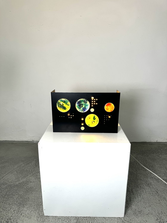 Image 1 of C-1701 KOLLAGEN-WANDLEUCHTE VON WILLEM VAN OYEN FÜR RAAK AMSTERDAM, NIEDERLANDE 1960er Jahre