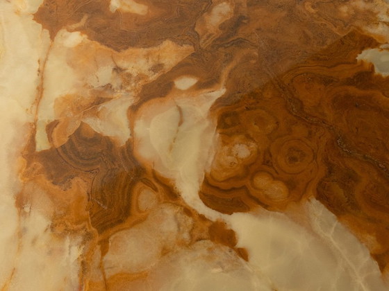 Image 1 of Uniek bureau van onyxmarmer, jaren 70, vintage