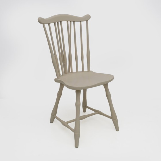 Image 1 of Vier italienische Lack-Esszimmerstühle im Mid-Century-Modern-Stil von Pizzetti Roma, 1960er Jahre