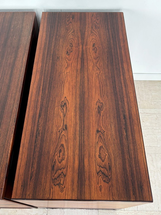Dark wood Chest of drawers by Svend Langkilde, Denmark, 1960s, set of 2, Scandinavian (photo 11 of 23)
