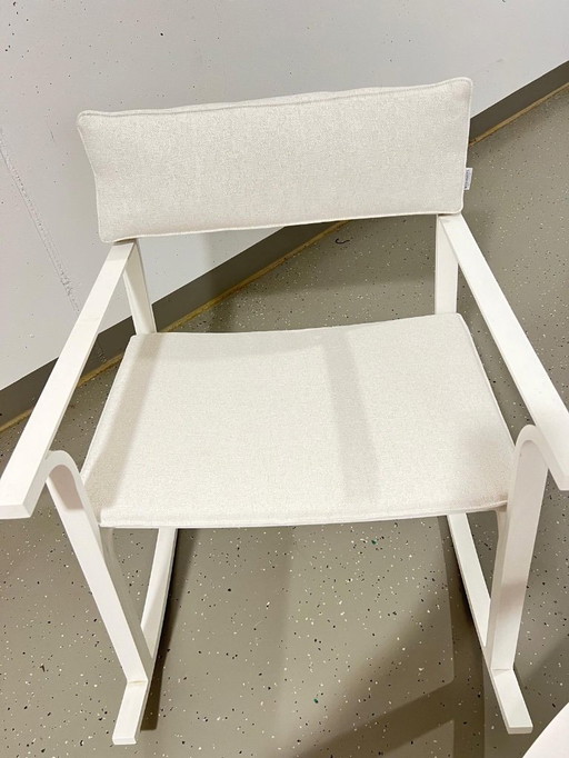 WEISHÄUPL 4 sedie a dondolo con tavolo