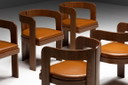 Chaises de salle à manger par Marzio Cecchi, Italie, années 1970