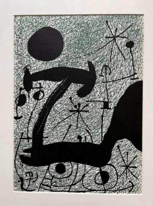 Joan Miro 1893-1983 / Beautiful Lithograph 43x53 cm.