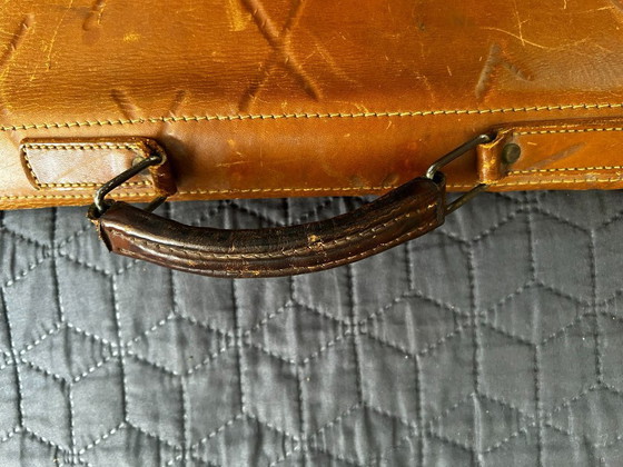 Image 1 of Sac en cuir, vintage, années 1960