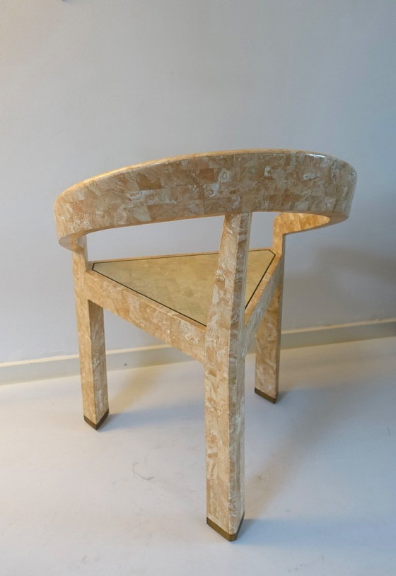 Image 1 of Conjunto de dos sillas Triancolori estilo Maitland Smith, década de 1970