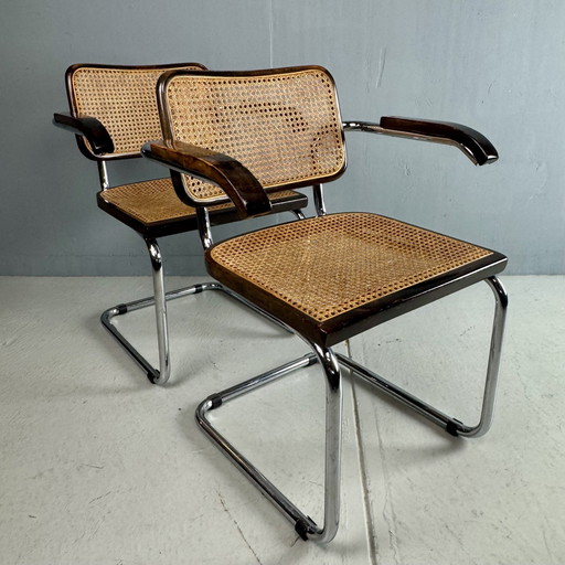 2x Vintage Bauhaus chairs Pander B64