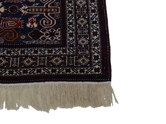 Image 1 of Seltene afghanische Decke – 210 x 140 cm – 100 % Wolle – handgeknüpft