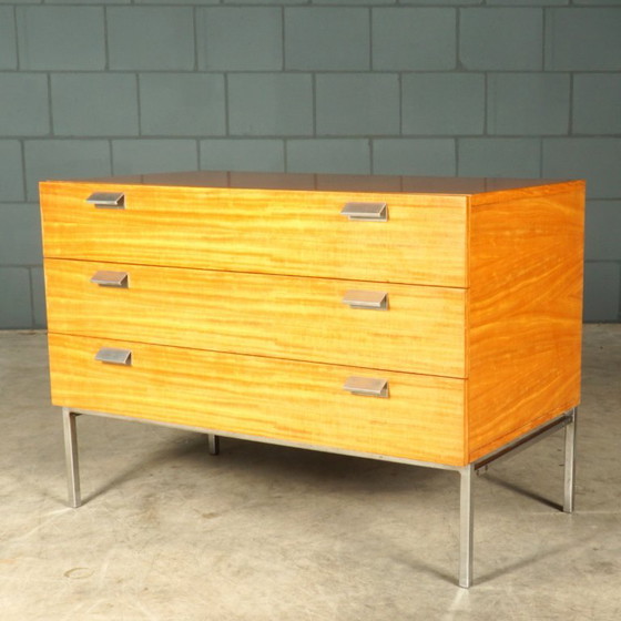 Midcentury Ladekast – André Monpoix – Model 812 – Meuble TV – 1960 – Andre Monpoix, Ladekasten, Metal (photo 5 of 10)