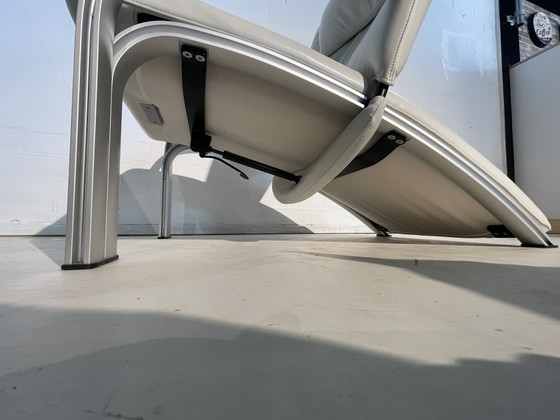 WK Wohnen Vintage Art Deco Retro – Verstelbare relaxstoel, Aluminium, Leather (photo 6 of 15)