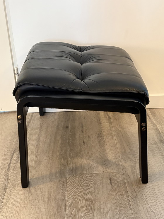 Vintage Design Hocker Van Het Deense Merk Unico – Hockers en poefs, Leather, Wood (photo 5 of 15)