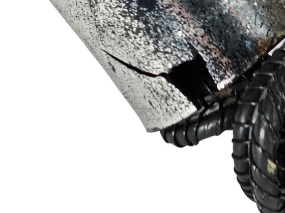 Image 1 of Brevettato - Space Age - hanglamp - opaline glas - metaal - Italie - 70's