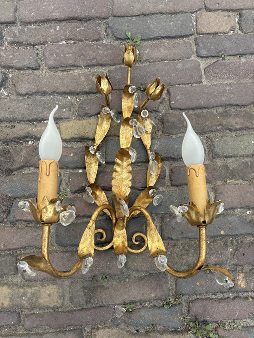 Mooie antieke Franse wandlamp