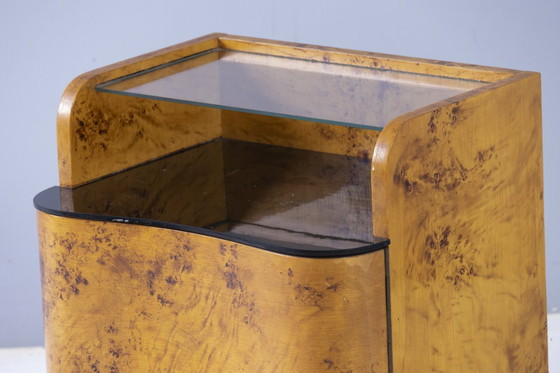 Image 1 of Juego de 2 mesitas de noche, UP Závody, años 50, Checoslovaquia