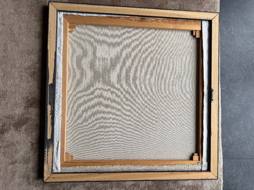 Wang Zhi Wu painting on canvas incl. frame