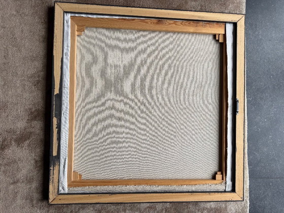 Image 1 of Wang Zhi Wu painting on canvas incl. frame