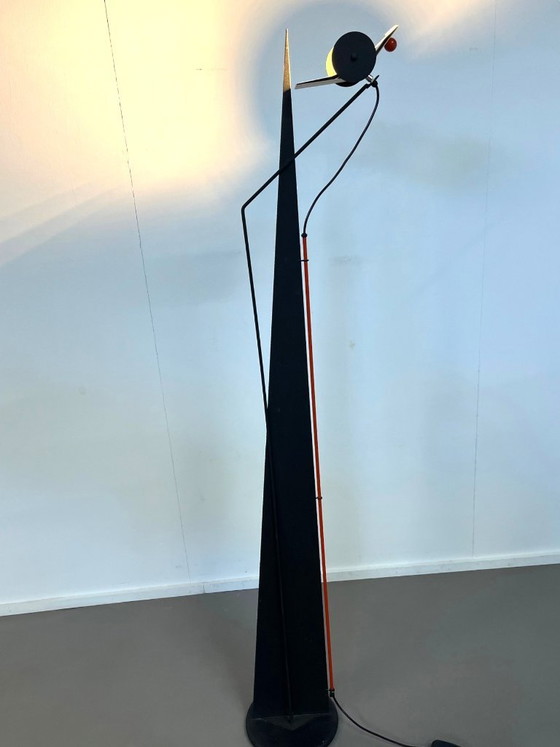 Image 1 of Postmoderne Memphis XL vloerlamp van Neukro Menden, Duitsland, jaren 80.