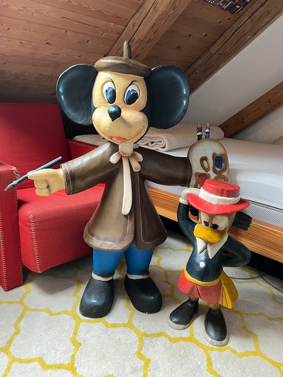 Image 1 of Handgeschnitzte Mickey Mouse aus den 50-igern
