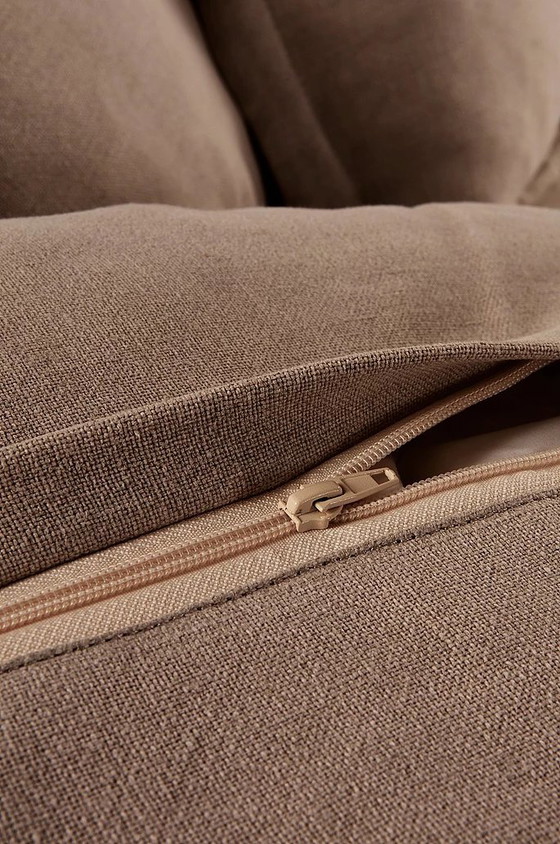 Jotex Leinen-3-Sitzer-Sofa, neu, optional mit Fußhocker – 3-5 Sitzer Sofas, Textile (photo 3 of 9)