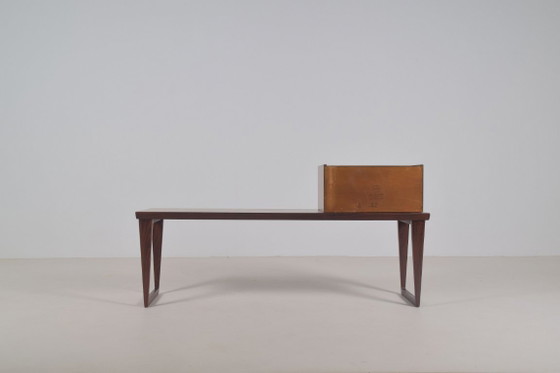 Banc d'entrée danois avec tiroir par Kai Kristiansen pour Aksel Kjersgaard, années 60 – Wood (photo 8 of 12)