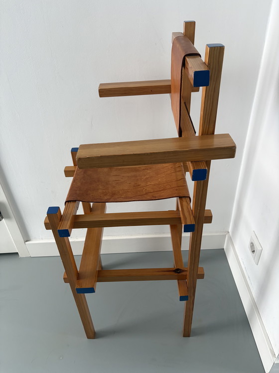 Image 1 of Seggiolone in stile “Gerrit Rietveld”.