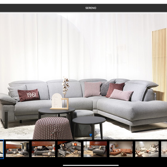 Image 1 of Rom1961 Sereno corner sofa electrically adjustable