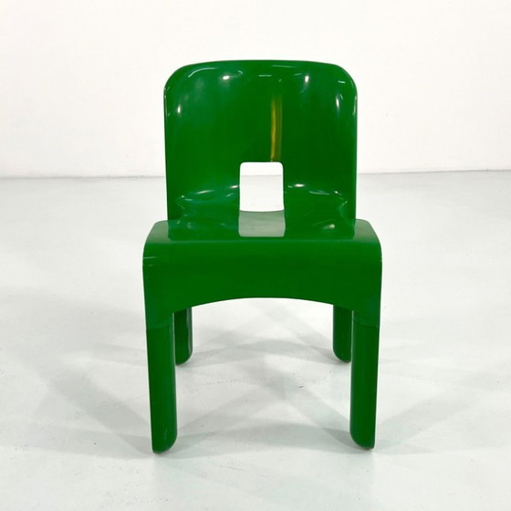Image 1 of Sedia Universale modello 4868 verde di Joe Colombo per Kartell, anni '70