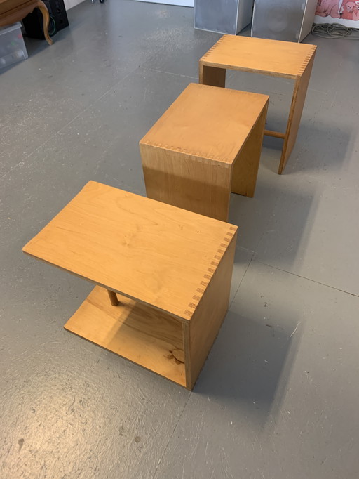 Max Bill Zanotta Modular Cube / Side Table - Iconic Design