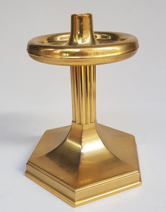 Image 1 of Brass Candle Holder, 1970S