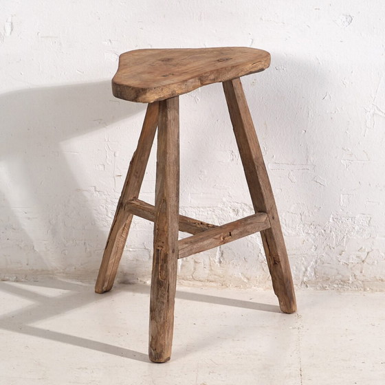 Tabouret asiatique ancien (c.1900) #4 (photo 4 of 39)