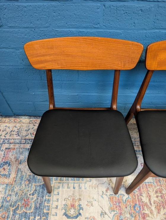 Image 1 of 4x chaises design vintage, Schiønning & Elgaard, 1960