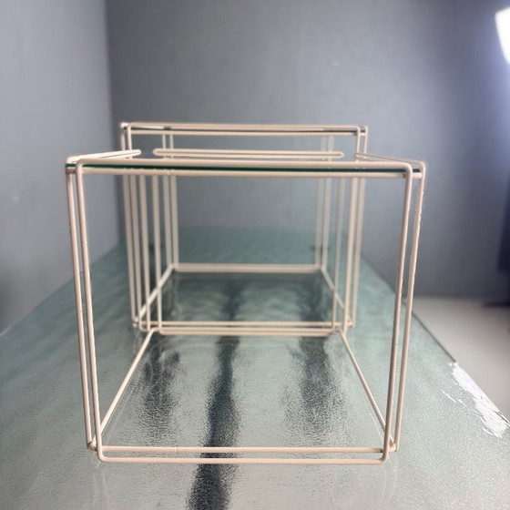 Image 1 of Tables d'appoint vintage Isocele de Max Sauze pour Atrow