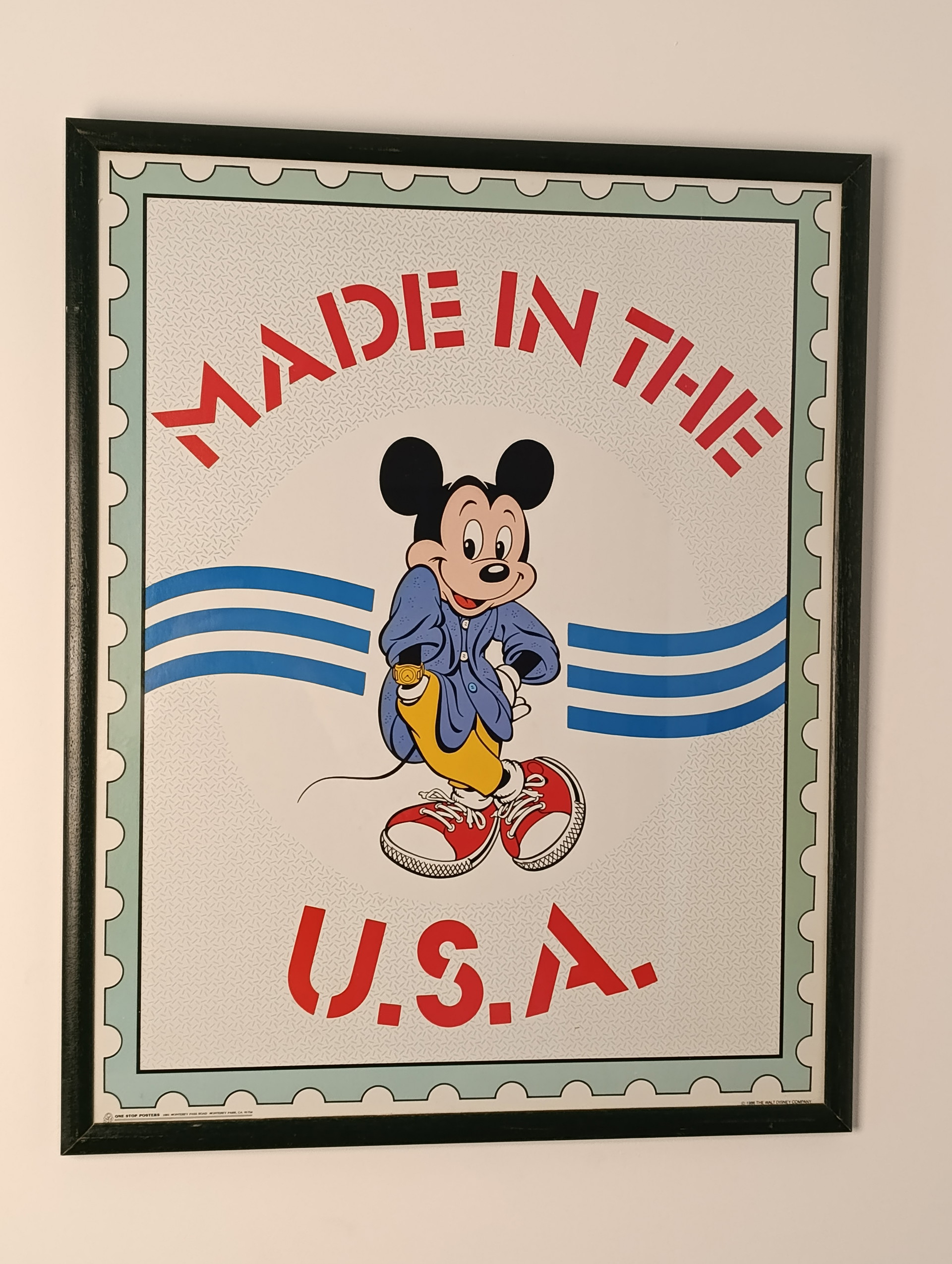 Vintage 1986 Mickey Mouse Poster 71x56 cm | €65 | Whoppah