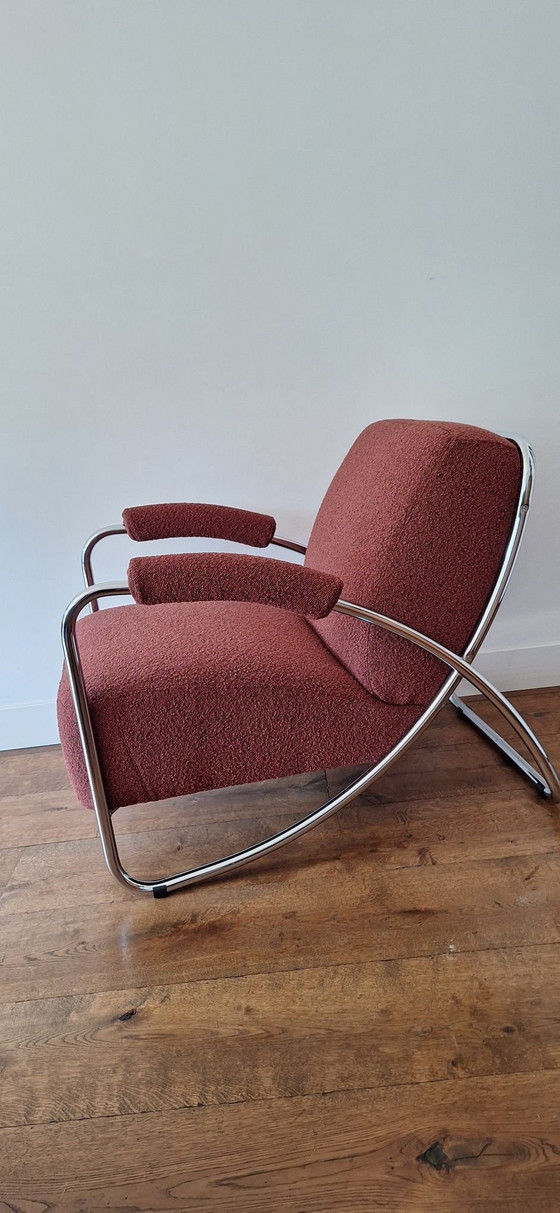 Dyker 20 Sessel – Dutch Seating Company, Metall, Stoff (photo 4 of 5)