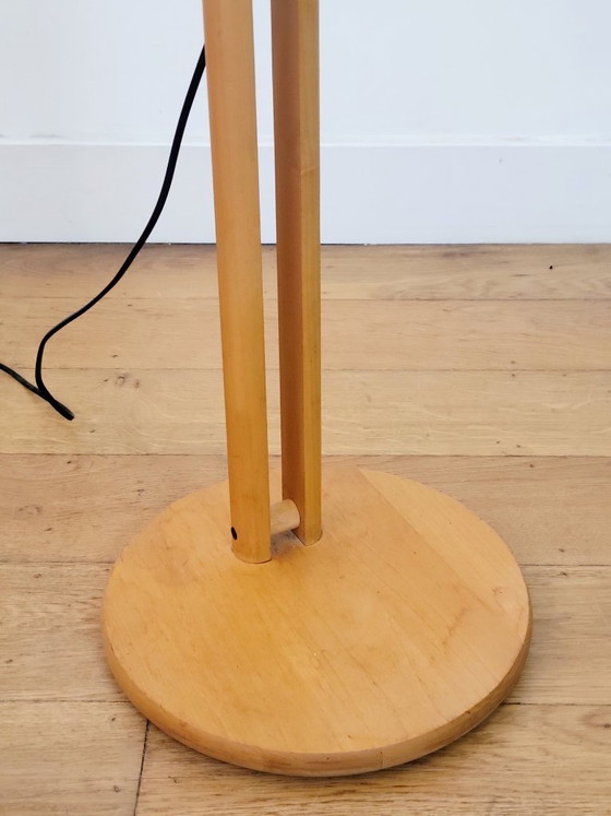 Image 1 of Vintage houten vloerlamp van Domus, Duitsland 1970