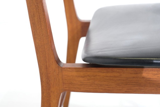 Set di 4 sedie da pranzo in teak, Danimarca - anni '60