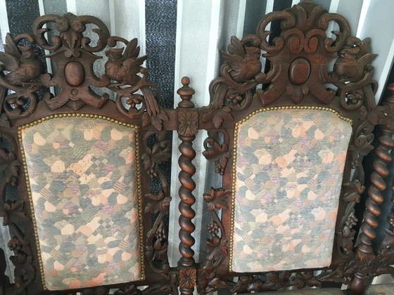 Louis XIII oak sofa – 3-5 seaters (photo 2 of 11)